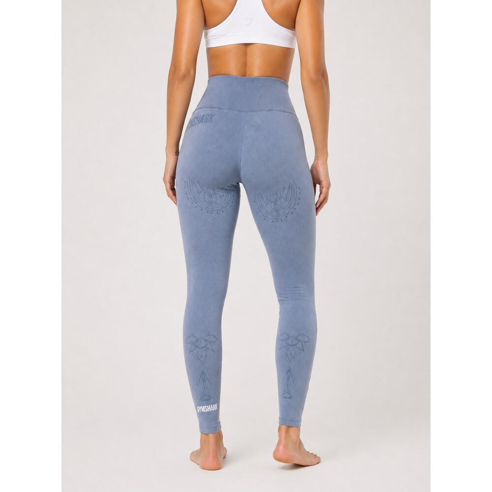 Gymshark Embossed Seamless Leggings Gray XS High Waist Sculpt Pattern Athleisure